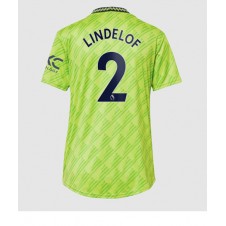 Manchester United Victor Lindelof #2 Tredje Tröja Dam 2022-23 Korta ärmar